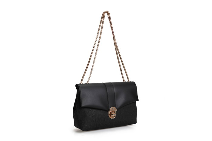 Lucky Bees Bolso de Hombro Bandolera Negro